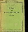 ABC DE PSYCHOLOGIE. CUVILLIER ARMAND