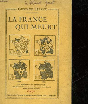 LA FRANCE QUI MEURT. HERVE GUSTAVE