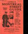 LOVELL'S MONTREAL STREET GUIDE. COLLECTIF