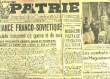"1 LOT DE 6 NUMEROS DU JOURNAL ""PATRIE""". COLLECTIF