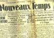 1 LOT DE 3 NUMEROS DE - LES NOUVEAUX TEMPS -. COLLECTIF