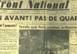 1 LOT DE 3 NUMEROS DE - FRONT NATIONAL - EDITION DE PARIS - 5 HEURES DU MATIN. COLLECTIF