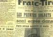 1 LOT DE 2 NUMEROS DE - FRANC-TIREUR A L'AVANT-GARDE DE LA REPUBLIQUE - 4° ANNEE. COLLECTIF