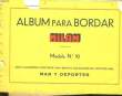 ALBUM PARA BORDAR - MODELO N°10 - MAR Y DEPORTES. COLLECTIF