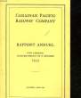CANADIAN PACIFIC - RAILWAY COMPANY - RAPPORT ANNUEL - EXERCICE 1935. COLLECTIF
