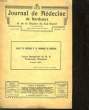 JOURNAL DE MEDECINE DE BORDEAUX ET DE LA REGION DU SUD-OUEST - 92° ANNEE. COLLECTIF