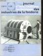 JOURNAL D'INFORMATION TECHNIQUE DES INDUSTRIES DE LA FONDERIE - N°138. COLLECTIF