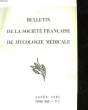 BULLETIN DE LA SOCIETE FRANAISE DE MYCOLOGIE MEDICALE - TOME 13 - N°1. COLLECTIF