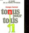 TONUS POUR TOUS. COEVOET GEORGES