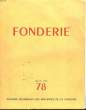 FONDERIE N°78 - INCOMPLET. COLLECTIF