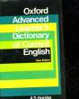 OXFORD ADVANCED LEARNER'S DICTIONARY OF CURRENT ENGLISH. HORNBY AS