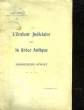 L'ORATEUR JUDICIAIRE DANS LA GRECE ANTIQUE - DEMOSTHENE AVOCAT. LESPES ANDRE