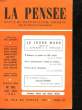 LA PENSEE - REVUE DU RATIONALISME MODERNE - N°96. COLLECTIF