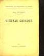 SYNTAXE GESCQUE. HUMBERT JEAN