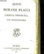 HORATII FLACCI - CARMINA EXPURGATA - CUM ADNOTATIONIBUS. QUINTIN EMILE