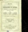 MANUEL DU BACCALAUREAT ES LETTRES - PREMIER EXAMEN - TROISIEME PARTIE - GEOGRAPHIE. COLLECTIF