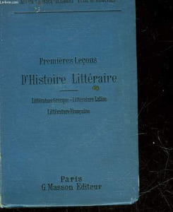 PREMIERES LECOND D'HISTOIRE LITTERAIRE