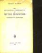 DES METAPHORES OBSEDANTES AU MYTHE PERSONNEL. MAURON CHARLES