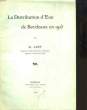 LA DISTRIBUTION D'EAU DE BORDEAUX EN 1913. LIDY G.