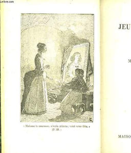 UNE JEUNE CHATELAINE AU 17° SIECLE