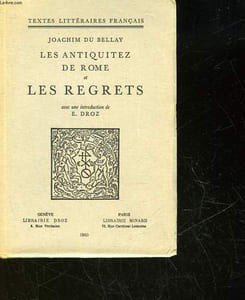 LES ANTIQUITEZ DE ROME ET LES REGRETS