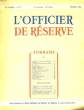 L'OFICIER DE RESERVE - 33° ANNEE - N°2. COLLECTIF