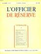 L'OFICIER DE RESERVE - 32° ANNEE - N°5. COLLECTIF