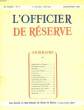 L'OFICIER DE RESERVE - 32° ANNEE - N°7. COLLECTIF