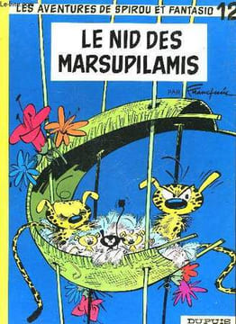 LES AVENTURES DE SPIROU ET FANTASIO - N°12 - LE NID DES MARSUPILAMIS. FRANQUIN
