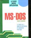 LE GUIDE MICRO-APPLICATION - MS-DOS TOUTES VERSIONS. COLLADO PEDRO
