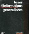BASES D'INFORMATIONS GENERALISEES. COLLECTIF