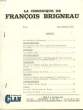 LA CHRONIQUE DE FRANCOIS BRIGNEAU - N°3. COLLECTIF