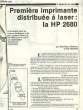 PREMIERE IMPRIMANTE DISTRIBUEE A LASER : LA HP 2680. CHABANAS JEAN-MARC - MARSHALL ERIC