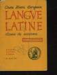 LANGUE LATINE - CLASSE DE 6°. HANO A. - PETIOT G. - PLANCHE G.