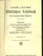 BIBLIFCHES LEFEBUCH - FUR EVANELIFCHE SCHULEN - 16 . AUGLAGE. DOELFER K. - STARD H. L.