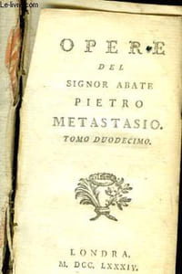 OPERE DEL SIGNOR ABATE - TOMO DUODECIMO