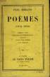 POEMES - 1914 - 1924. MORAND PAUL