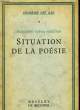 SITUATION DE LA POESIE. MARITAIN JACQUES ET RAISSA