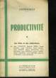 PRODUCTIVITE LES IDEES ET DES REALISATIONS. COLLECTIF