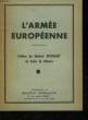L'ARMEE EUROPEENNE. COLLECTIF
