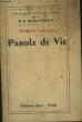 RETRAITE PASCALE - PAROLE DE VIE. RIQUET MICHEL R.P.