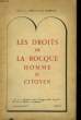 LES DROITS DE LA ROCQUE HOMME ET CITOYEN. BRUMAUX JEAN - D'ORSAY JEAN G. L.