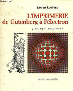 IMPRIMERIE DE GUTTENBERG A L'ELECTRON