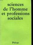 SCIENCES DE L'HOMME ET PROFESSION SOCIALES. CRAPUCHET SIMONE