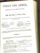 VINGT ANS APRES - COMEDIE EN UN ACTE - MELEE DE COUPLETS. DUPORT PAUL - GEY ARSENE