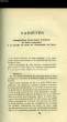 VARIETES : INAUGURATION D'UNE CHAIRE D'HISTOIRE DU DROIT CANONIQUE A LA FACULTE DE DROIT DE L'UNIVERSITE DE PARIS - SUIVI DE - COMPTES RENDUS ...