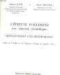 "L'EPREUVE D'ALLEMAND AUX CONCOURS SCIENTIFIQUES ""ZEITGESCHEHEN UND ZEITPROBLEME""". KNEIB ALPHONSE - BRENCKLE CHARLES