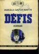 DEFIS. GASTON-MARTIN MARCELLE