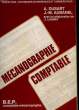 MECANOGRAPHIE COMPTABLE. DUSART A. - AUBANEZ J. M.