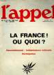 L'APPEL - SUPPLEMENT AU N°25. COLLECTIF